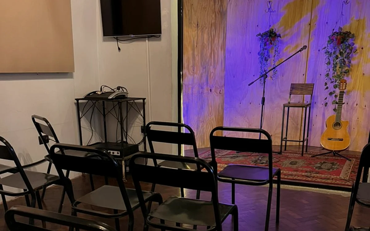 Espacio preparado para microconciertos en FerDi